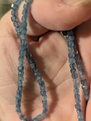 Santa Maria Aquamarine Crystal Bead Strand 15.25 In