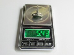 Vintage USSR sterling silver ring 875, star, nephritis, 5,43 gr., ring size 7,75