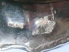 VINTAGE BRUTALIST DONALD MARKSZ STERLING NUGGET CRUMPLED STERLING CUFF BRACELET!