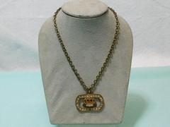 Juicy Couture Pendant 18″ Necklace in VG Cond.