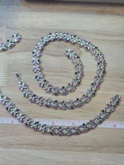 Camrose & Kross JBK J Kennedy Multi-Color Necklace Bracelet Extender Set Box COA