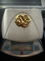 24k Stunning Hefty & Thick Pure .999 Fine Gold Chain 22” inch 4.5mm