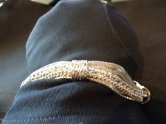 # 703–VINTAGE STERLING SILVER 11 STRAND BRACELET-925–BEAUTIFUL DIFFERENT