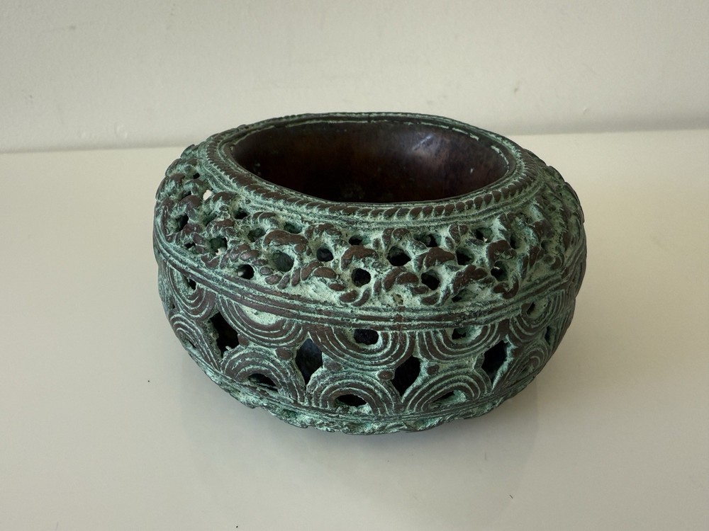 Antique Bronze African Currency Slave Bangle Bracelet