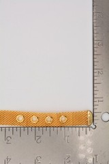 Vintage Choker Necklace Mesh Chain Belt Buckle Collar Gold Chunky 1/2″ 90s AS IS