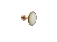 Vintage Antique Collar Stud Mother of Pearl Cleric Button Tuxedo Accessory