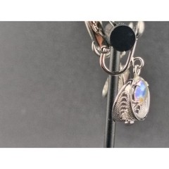 Vintage 50’s Sorrento Sterling Silver & AB Crystal Filigree Screwback Earrings