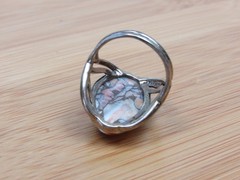 JTV Sterling Silver Spiny Oyster Copper Ring 925 Designer BBJ Size 8.75