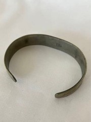 Vintage Mexico Alpaca Engraved Bangle Jewelry Not specified
