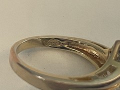 SETA CZ Gold Tone Crystal Marquise Ring ~ Size 6 Beauty 🌺🌺