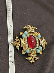 As Is As pictured Mid-century Cadoro iconic brooch free shipping