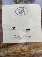 VINTAGE JULIANA Delizza & Elster Earrings & Brooch set with ORIGINAL TAGS