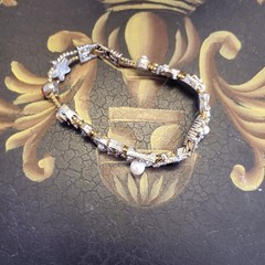 Boxed Victorian Revival Vintage 7″ Charm Bracelet in JTV Gift Box