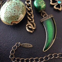 Statement Necklace Signed VCLM