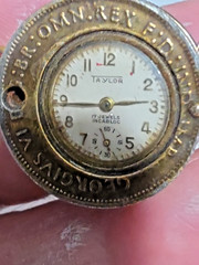 Vintage Taylor Pendant Watch Encased In 1942 Australian Florin. See Description