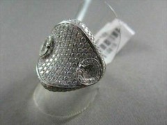 ANTIQUE MASSIVE 2.25CTW 18KT WHITE GOLD HEART DIAMOND RING ONE OF A KIND!!!!!!!!