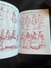 Vintage Antique Re-enactment- Renaissances Costume Reference Book Reenactment