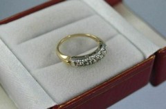 0.70 CT White Round Cut CZ Art Deco Vintage Style Wedding Solid 925 Silver Ring