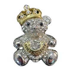Vintage: Juicy Couture Bear Pendant with Rhinestone Accents