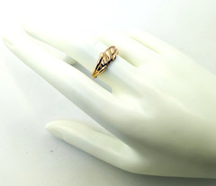 Vintage Luxury RING Silver 925 with Gilding -size: 9US (19mm) | Ukraine | #95