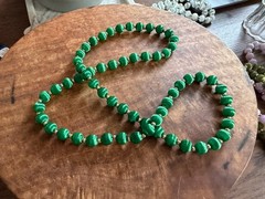 Mixed Lot Retro Silk / Satin Beaded Necklaces