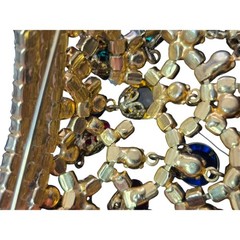 Stunning Vintage Crystal Waterfall Brooch