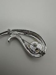 Vintage Silver and Gold Danecraft Brooch 4.5 x 2.5 cm BB9
