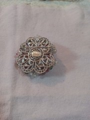 Vintage 1960’s Floral Parure Signed Vendome. This Is A Set of 5 Pieces. As Shown