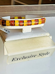 Genuine Baltic Amber Bracelet Vintage Butterscotch Egg Yolk Honey Cognac Polish