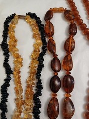 Amber Jewelry Lot Reconstituted & Baltic Amber Mixed Lot READ Descrip
