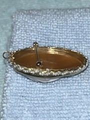 14K Gold Cameo Brooch Pendant 10 Grams 14K Gold Cameo Brooch Pendant Vintage