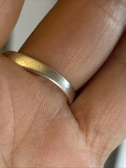 40.Vintage Signed J.B.N.I 925 Sterling Lab Blue Sapphire Ribbed Ring 8.75s, 5.7g