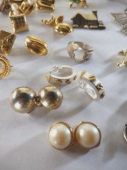 Costume Jewelry Lot Many Signed Kenneth J Lane Trifari Marvella Nina Ricci +