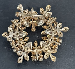 Lot 12 Fashion Jewelry Pins Vintage Now Faux Pearls Shell Leaf Leaves Flowers