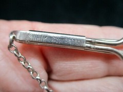 Vintage 1932 Patent Date Top Hat Tie Bar