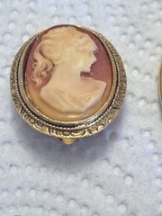 Cameo Vintage 800 Silver Ring, Brooches, Necklace & Earring Rings Judy Lee Group