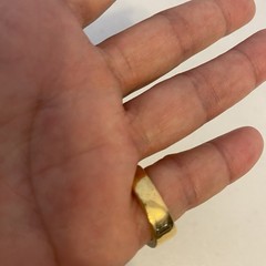 Vintage Unbranded Ring Elizabeth Taylor Inspired GoldTone Crystal Cocktail Party
