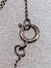 Dainty Vintage Sterling Silver 925 Tiger’s Eye Pendant Necklace