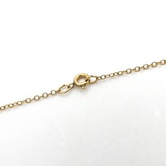12k Gold Filled Ruler Pendant Necklace Teacher Carpenter August Birthstone 16in