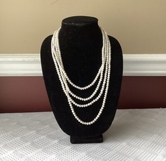 Opera Length (100″ Long) Natural Pearl Necklace Approx. 450+ Pearls, Average 4MM
