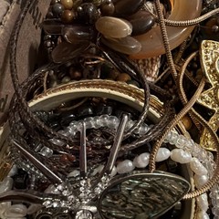 Vintage to Now Jewelry Lot, All Wearable Untested. No Broken. Box A9