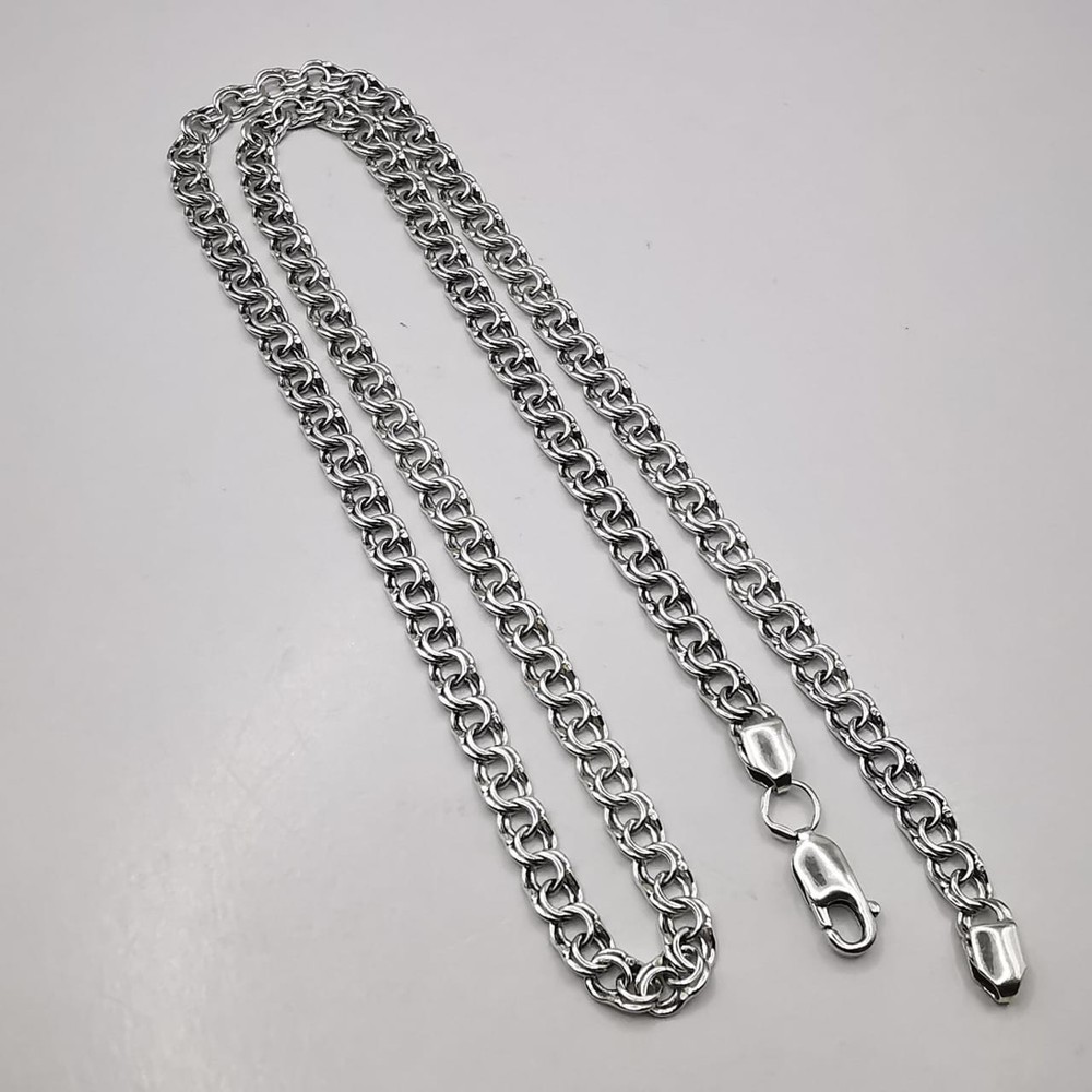 Vintage Beautiful Jewelry Chain Necklece,925 Sterling Silver,Signed , 19,82g