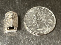 Vintage Sterling Silver Man In The “Dog House” Charm
