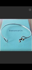 Woman’s Vintage Bracelet Design Tiffany&CO.Sterling 14k Gold Mea 2.5 Inch