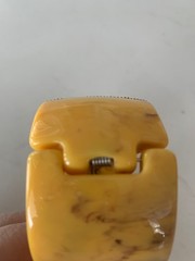 VINTAGE BRACELET IN THE CUFF OR CLAMP STYLE MADE OF PLASTIC IN THE MUGHUL STYLE!