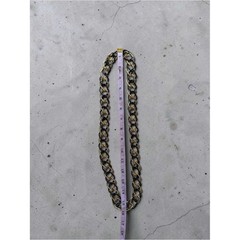 Chunky Black & Gold Chain Statement Link Necklace Vintage Style