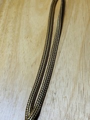 Vintage Napier Mesh Gold Plated Chain Lariat Tassel Fringe Chain Necklace