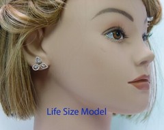Vintage Marquise Oval Pear Diamond Earrings Pendant Set 18K Rose Gold Designer