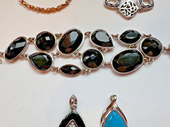 Lot Of 20 Pieces Signed Wear or Re-Sell Modern Costume Jewelry New To Used