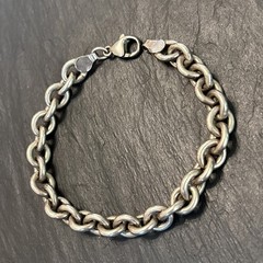 Prochain Heavy Rolo Chain Bracelet 7” Vintage 23g SA